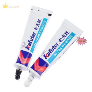 illusory กาวอุตสาหกรรมซิลิโคน45ก. กาวสีขาวยางซิลิโคน RTV 704B K-704