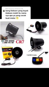 KLAKSON DASENG TELOLET SIRINE MOTOR-MOBIL BISA PAKAI