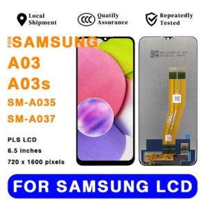 For Samsung Galaxy A03 A03S A02S SM-A035F A025F A037F LCD Display Touch Screen Assembly Replacement