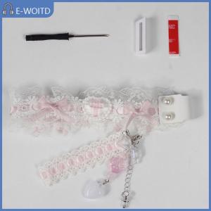 【E-WOITD】 สายรัดคีย์บอร์ดลายลูกไม้กลไกสำหรับตกแต่งคีย์บอร์ดแบบปรับแต่งได้อเนกประสงค์
