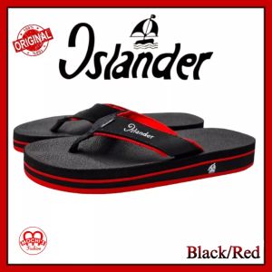 Islander Black/Red Mens non-slip rubber soles 100% authentic and original color slippers/flipflops (Makapal)
