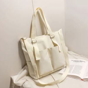 Stylish Student Backpack Classic And Simple Design Multi-Functional And Practical Bag