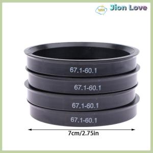Jion Love 4pcs Car Plastic Wheel Hub Centric Rings Center Bore 66.6-57.1 67.1-60.1 67.1-66.1 73.1-56.1 73.1-56.6 73.1-57.1 73.1-60.1 Black