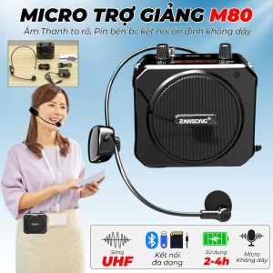 Máy Trợ Giảng Không Dây – Loa Trợ Giảng Cho Giáo Viên Hướng Dẫn Viên Du Lịch Âm Thanh Rõ To