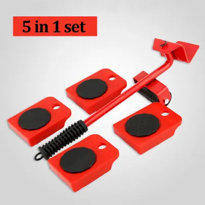 [SG Stock] New Furniture Mover Tools Set Object Transport Lifter Stuff Carrying Glider Tool with 360 Degrees Rotating Wheels Effort-saving Heavy Furniture Moving Tools Set CNY Gift Present