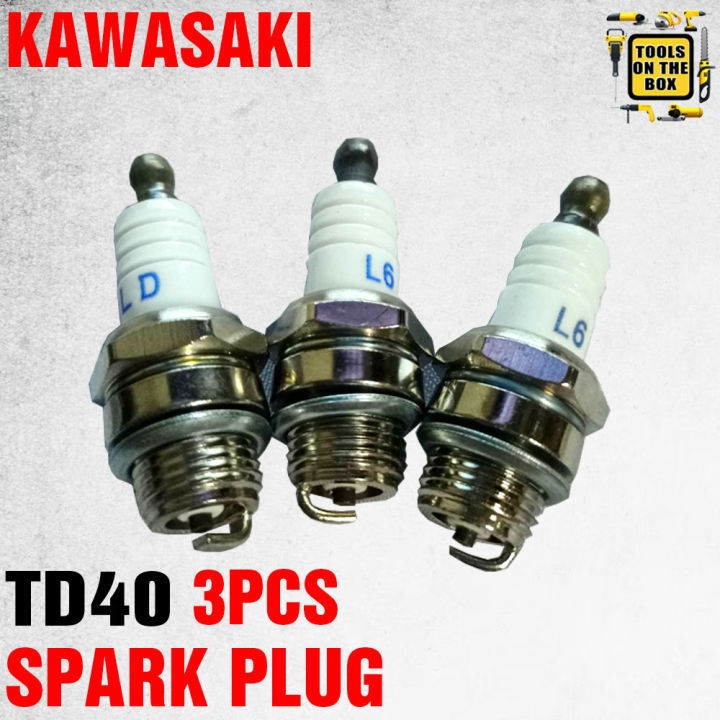 TD40 Grass Cutter Spark Plug Heavy Duty 3pcs Bundle •Tools On The Box PH• Lazada PH