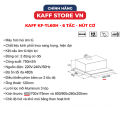 Máy hút mùi âm tủ bếp 6 tấc Kaff KF-TL60H - Công suất hút: 750m3/h - Bảo hành chính hãng 03 năm. 