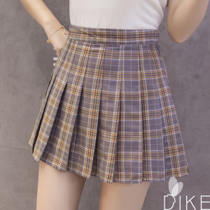 ☆XS-3XL☆ Korean Fashion prevent wrinkles Womens High Waist Skirt Slim A-Line Tennis School Skirts