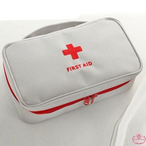 Happy Mall COD #JP-363 First Aid Kit Pouch Bag Camping Medical Survival Handbag Emergency Travel First Aid Organizer (Pouch Only)