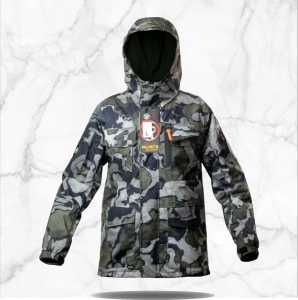 Ballpets JAKET WATERFROOF PRIA WANITA ARMY CAMO L XL