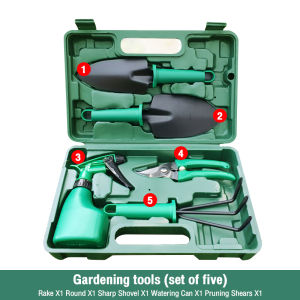 Home gardening planting set small shovel digging soil planting vegetables balcony flowers potted flowers stainless steel flower planting tools