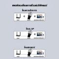 ตัวดูดสัญญาณ wifi 2.4Ghz/5GHz ตัวขยายสัญญาณ สัญญาณ WIFI เต็ม 1200Mbps สุดแรง 4เสาอากาศขยาย wifi repeater    ครอบคลุมสัญญาณ 1000㎡. 