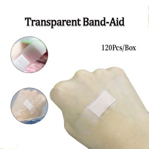 120Pcs Disposable Transparent Band-aid Waterproof First Aid Bandage Hemostatic Wound Protection Tape