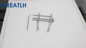 GREATLH Kirschner Wire Parallel Compression Forceps Kirschner Forceps AutoclavableOrthopedic Instrument Stainless Steel