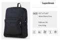 247CLUB Korean Version Lovely Student Schoolbag New Solid Color Backpack Leisure Travel Bag. 