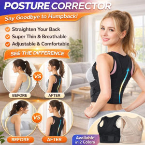Back Adjustable Support Belt Posture Corrector Back Spine Shoulder Support Belt Strap Humpback Corrector