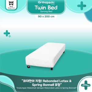 SLEEP OWL SPRINGBED 2in1 Orthopedic Rebonded 90 x 200 | Kasur Sorong Anak 2 IN 1