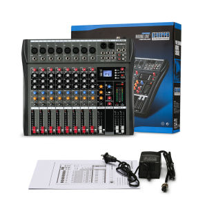 NEW BAXS CT120S/CT80S/CT60S Series Stereo Mixer 12/8/6 Channel Bluetooth USB MP3 Audio Mixer Genuine Microphone Effect Mixer