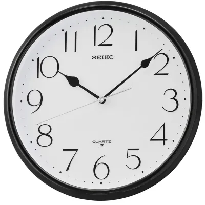 100% ORIGINAL SEIKO Quartz Analogue Wall Clock QXA651 (QXA651B QXA651K) Brown Black [Jam Dinding] Malaysia