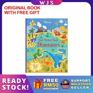 (READY STOCK) WJS Usborne First Sticker Book Children Book Story Book Storybook Preschool Book Farm Zoo Flag Your Body Cars Animals Dinosaurs English Words Fruits Vegetable School Sea ABC Jobs Jungle About Me Buku Sticker 贴纸书 [FREE RM 50 VOUCHER]