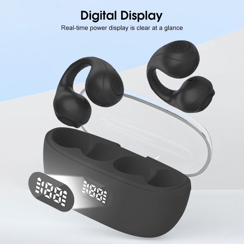 Mini Born Knochenleitungskopfhörer, echte kabellose Ohrhörer, Mini-Bluetooth-Kopfhörer, Stereo-Kopfhörer, Bluetooth 5.0, Sport-Ohrhörer, Knochenleitungsköpfe_voghion.com