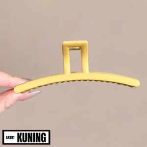 Fyngalery ♛ Jedai Jepit Rambut Wanita Model Garis Lurus Jedai Candy Glossy DP391