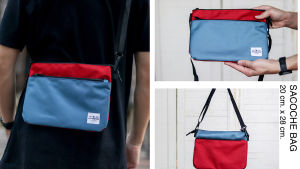 กระเป๋าสะพาย IA SACOCHE BAG (RED/BLUE)