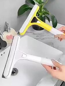3 In 1 Window Cleaning Squeegee Multi Function Glass Mirror Wiper With Spray Bottle Household Car Cleaner Tools-1/2/3Pcs