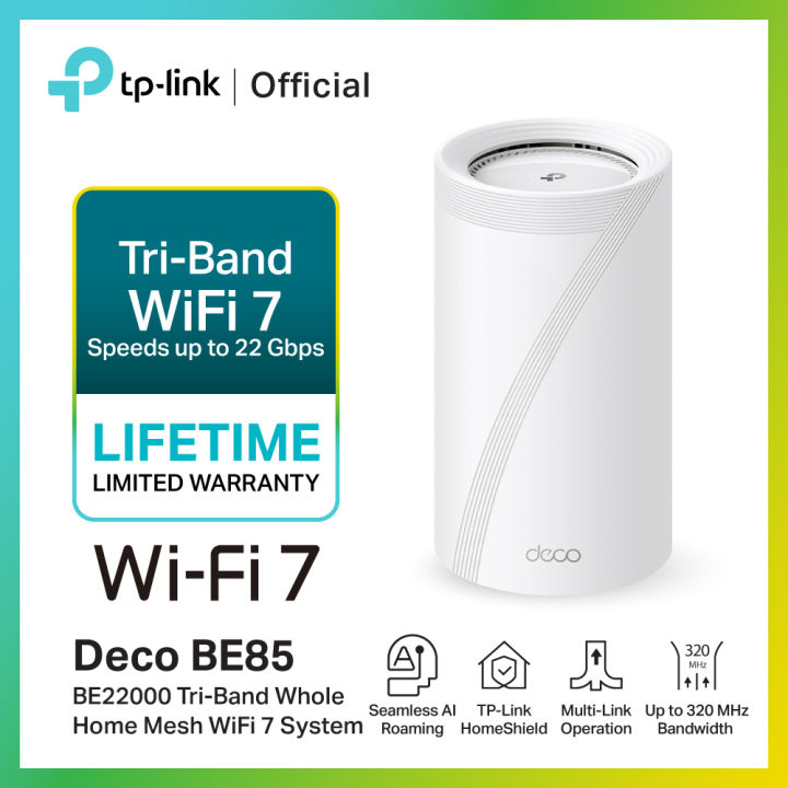 TP-Link Deco BE85トライバンドメッシュWi-Fi 7ルーター 【公式通販】