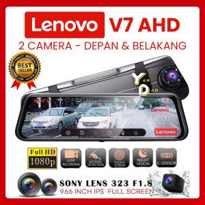 Lenovo M8 Pro 4K Kamera Mobil Dashcam WIFI GPS Original DVR Dual Full-HD Full Screen Blackbox Mobil