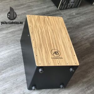 Trống Cajon AB- D1 Drum trắng cho người mới tập chơi - tặng kèm miếng lót chống ê mông - bảo hành 12 tháng