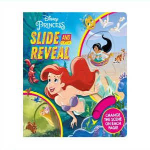 Marvel Avengers Slide & Reveal Board Book For Toddler Kids With Moving Action Scenes For Fun Interactive Reading Experience