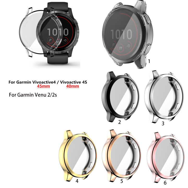 TPU Electroplated Case Cover Protective For Garmin Vivoactive