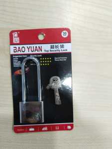 Extra long padlock long beam long handle long handle thin rod lock household handle lock file cabinet cabinet door lock