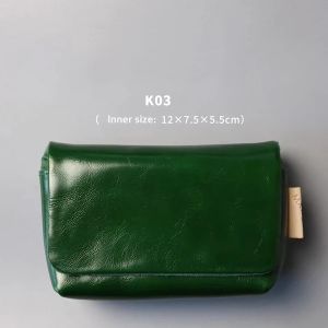 Roadfisher Genuine Real Leather Camera Bag Pocket Case For RX100 HX7 HX9 HX30 HX50 HX60 M5 M4 M3 Ricoh GR GR2 G7X2 G9X
