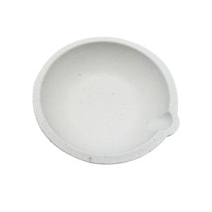 FUNG Heat-resistant Quartz Crucible Round with Spout Melting Bowl Durable Non-stick Furnace Tools Gold Silver Melting