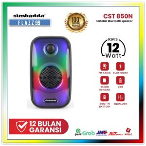 Simbadda CST 850N Speaker Bluetooth Portable with RGB Light