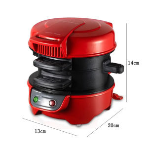 Hamburger Machine Electric Burger Maker Machine Sandwich Maker Mini Maker Round Griddle Breakfast Machine For Hamburger Muffins Croissants Waffles