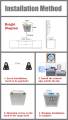 Range Hood Full steel plate Household range hood Household Wall-Mount exhaust fan Oil Suction Machine Smoke Machine Kitchen exhaust fan. 