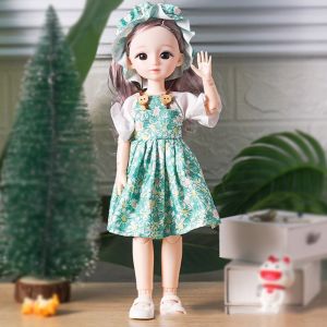 SIRENXI 1/6 SD 30cm Bjd Doll with Clothes Long Hair Attractive Eyes Princess Makeup Ball Joint Doll Cute Doll Elegant Princess Dress Up BJD Dolls Girl Gift