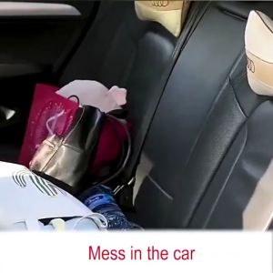 4pcs Portable Car Hook Multifunctional Hidden Headrest Bracket For Seat Back Storage Organizer