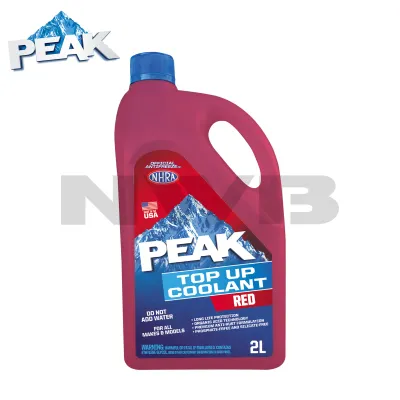 PEAK Top Up Long Life Coolant 2 Liters (Green Blue. Red)