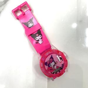 Kuromi Melody Cinnamoroll kids projector digital watch for girls and boys have light music Malaysia ready stock