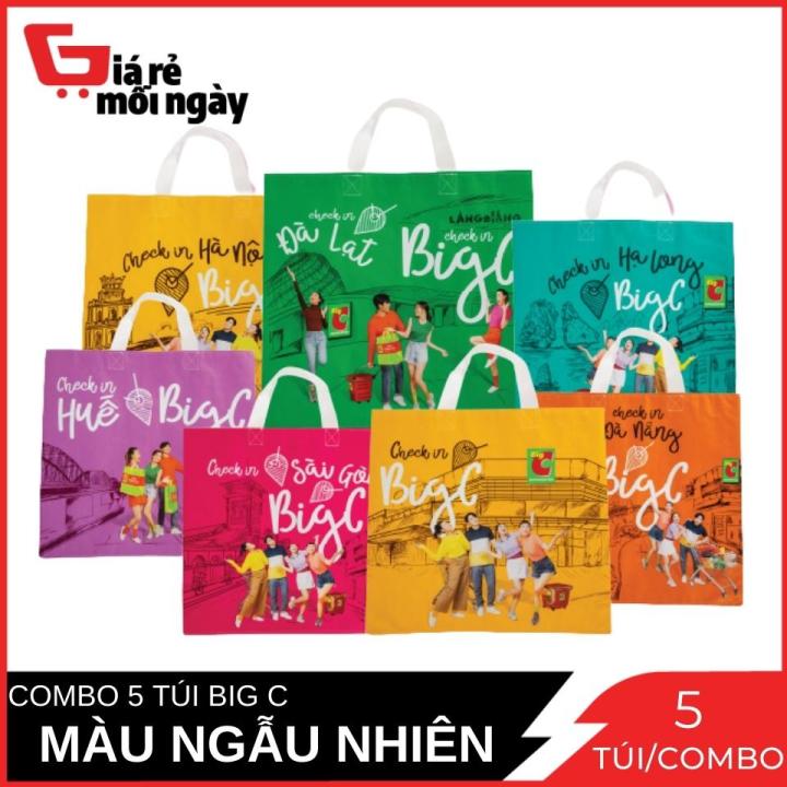 Combo 5 Túi Big C Túi Lohas Phiên Bản Giới Hạn 410x38.5x22 cm - Màu ...