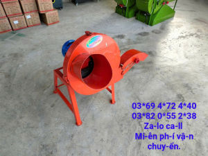 Máy Xắt Chuối Mịn Máy Băm rau băm Cỏ Voi Cửa Xả Ngang