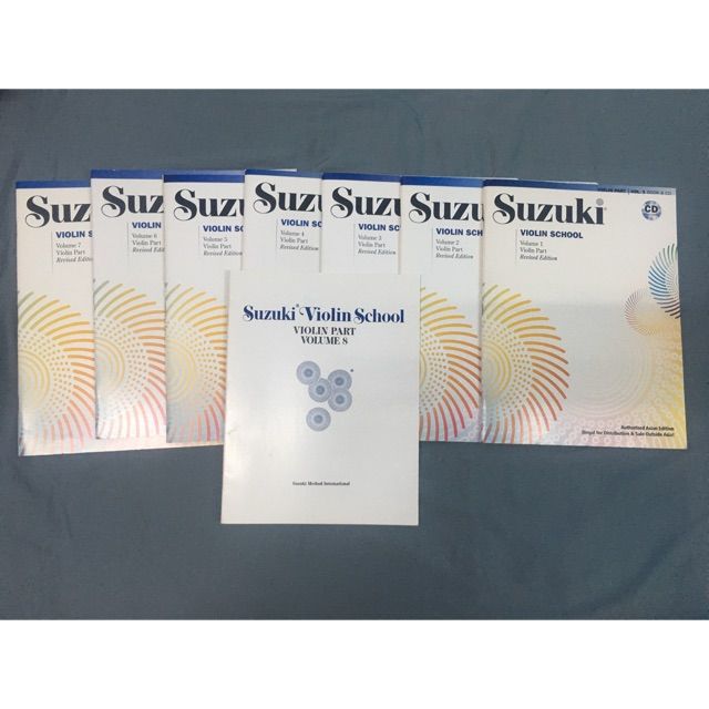 SG Stock with CD ] Suzuki Violin School volume 1 to 7 violin part