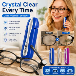 Eyeglass Cleaning Brush Portable Glasses Cleaner Peeps Lens Cleaning Tool Spectacle Care Brush Glasses Maintenance Accessory Dust Removal Brush For All Types Of Glasses Home Office