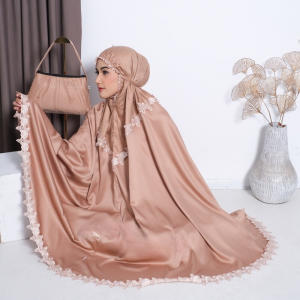 Mukena Wanita Dewasa Mutiara Bahan Adem Terbaru 2025 Premium Silk Velvet