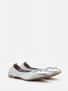 PAZZION 5533-1 Gia Bow Square Toe Flats