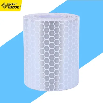 Smart Sensor Karlak Reflective Tape Safety Warning Tape PVC Reflective Safety 5cm x Cuttable with Night PVC Strip for Cars Bikes Trucks Hazar